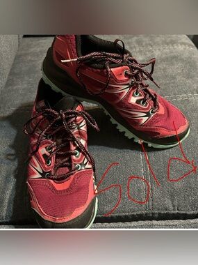 Merrill Red and Black Athletic Shoes